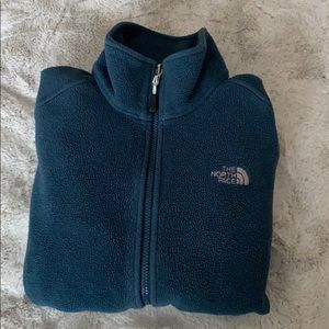 North Face Fleece jacket. Size S. Blue/green color